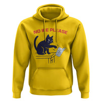 No Ice Please Hoodie Funny Cat Anti ICE Meme