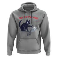 No Ice Please Hoodie Funny Cat Anti ICE Meme