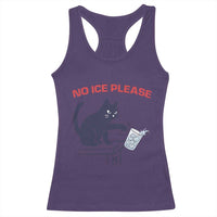 No Ice Please Racerback Tank Top Funny Cat Anti ICE Meme