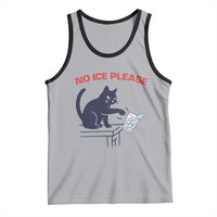 No Ice Please Tank Top Funny Cat Anti ICE Meme
