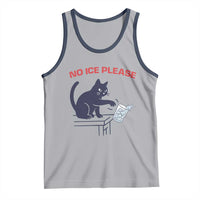No Ice Please Tank Top Funny Cat Anti ICE Meme