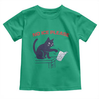 No Ice Please Toddler T Shirt Funny Cat Anti ICE Meme