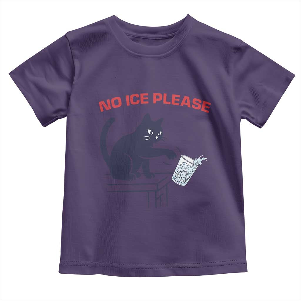 No Ice Please Toddler T Shirt Funny Cat Anti ICE Meme