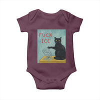 No Ice Please Baby Onesie Funny Cat Anti ICE Artist Meme