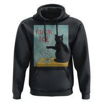 No Ice Please Hoodie Funny Cat Anti ICE Artist Meme