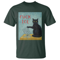No Ice Please T Shirt Funny Cat Anti ICE Artist Meme