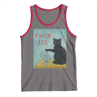 No Ice Please Tank Top Funny Cat Anti ICE Artist Meme