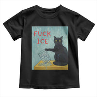 No Ice Please Toddler T Shirt Funny Cat Anti ICE Artist Meme