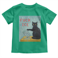 No Ice Please Toddler T Shirt Funny Cat Anti ICE Artist Meme