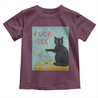 No Ice Please Toddler T Shirt Funny Cat Anti ICE Artist Meme