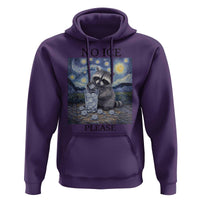 No Ice Please Hoodie Starry Night Raccoon Trash Panda Anti ICE Meme