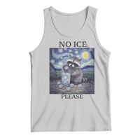 No Ice Please Tank Top Starry Night Raccoon Trash Panda Anti ICE Meme