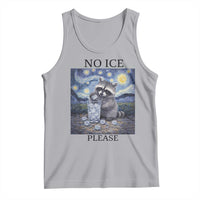 No Ice Please Tank Top Starry Night Raccoon Trash Panda Anti ICE Meme