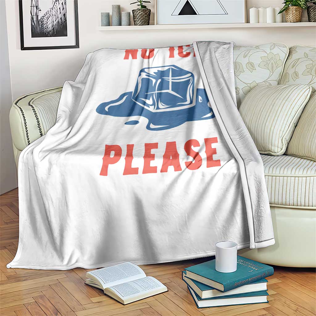 No Ice Please Throw Blanket Funny Ice Cube Anti ICE Deportation Human Rights