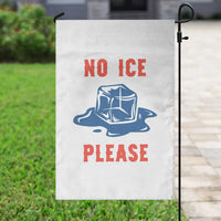 No Ice Please Garden Flag Funny Ice Cube Anti ICE Deportation Human Rights