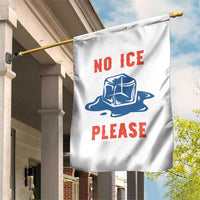 No Ice Please Garden Flag Funny Ice Cube Anti ICE Deportation Human Rights
