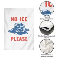 No Ice Please Garden Flag Funny Ice Cube Anti ICE Deportation Human Rights