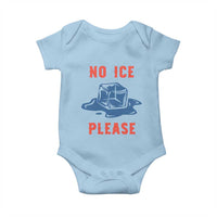 No Ice Please Baby Onesie Funny Ice Cube Anti ICE Deportation Human Rights