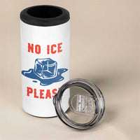 No Ice Please 4 in 1 Can Cooler Tumbler Funny Ice Cube Anti ICE Deportation Human Rights