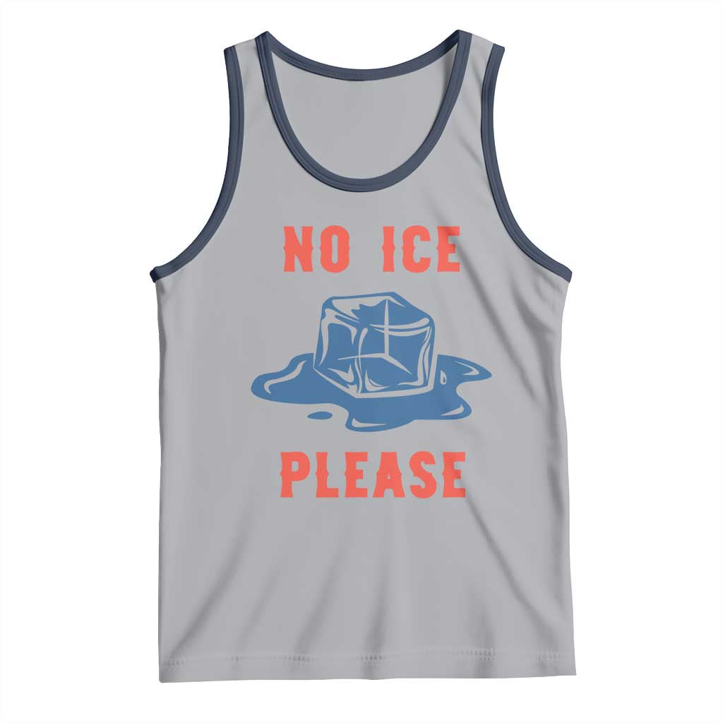 No Ice Please Tank Top Funny Ice Cube Anti ICE Deportation Human Rights