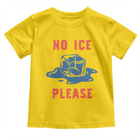 No Ice Please Toddler T Shirt Funny Ice Cube Anti ICE Deportation Human Rights