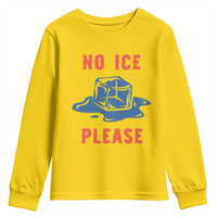 No Ice Please Youth Sweatshirt Funny Ice Cube Anti ICE Deportation Human Rights