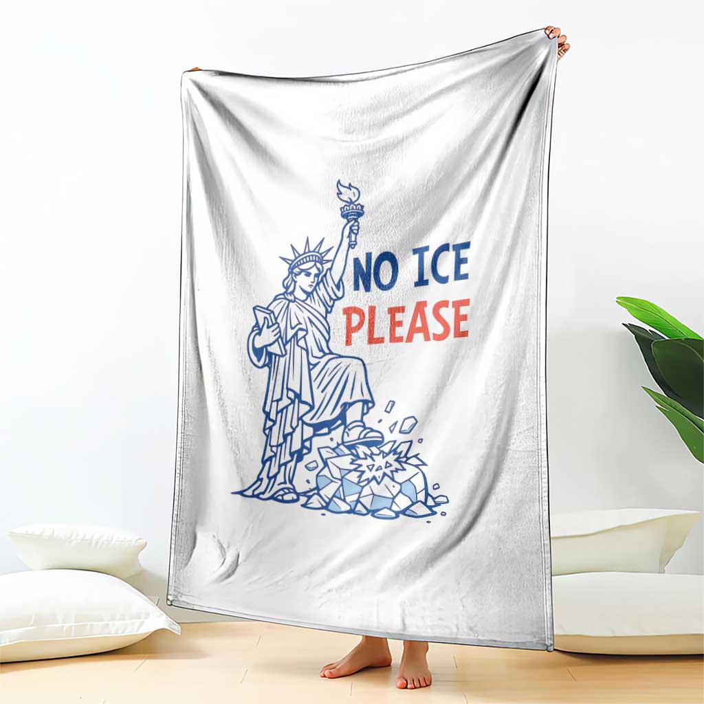 No Ice Please Throw Blanket Funny Statue of Liberty Anti ICE Deportation Human Rights