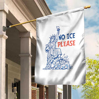 No Ice Please Garden Flag Funny Statue of Liberty Anti ICE Deportation Human Rights