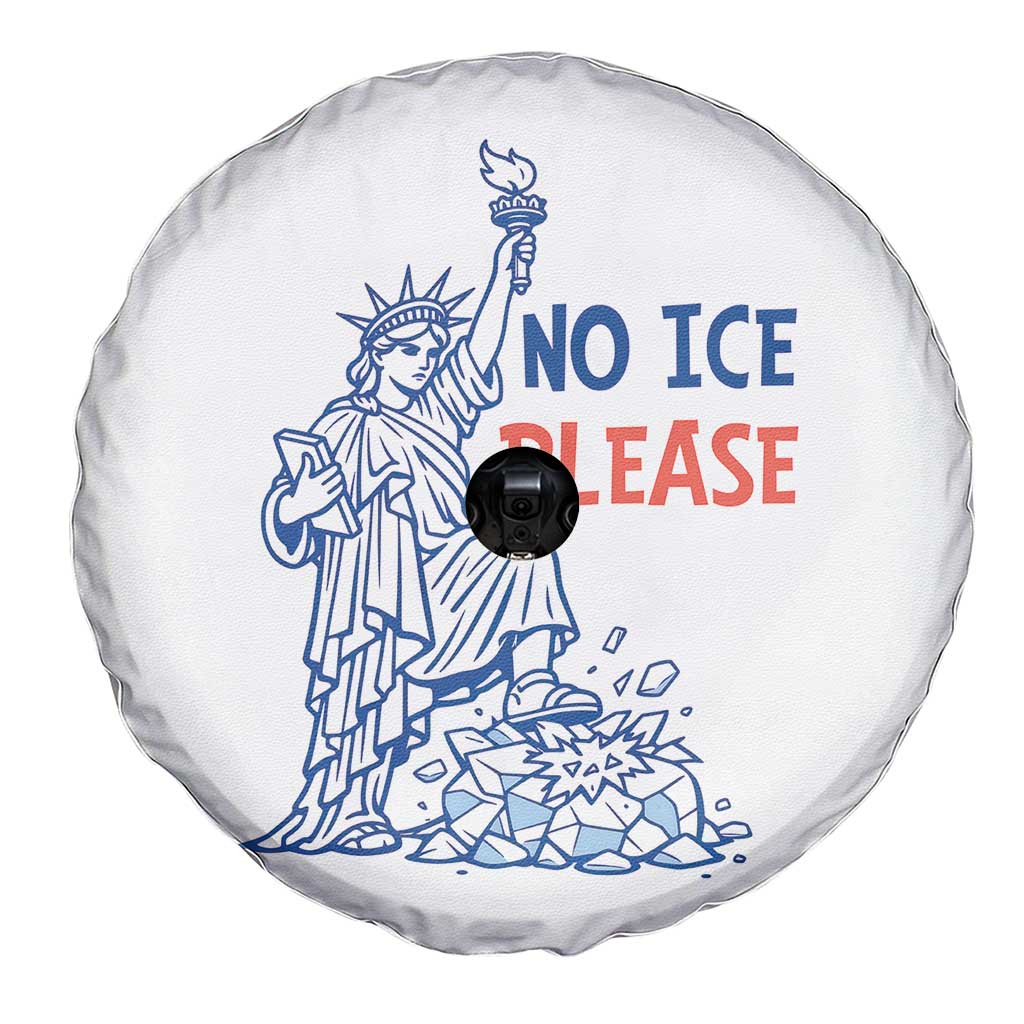No Ice Please Spare Tire Cover Funny Statue of Liberty Anti ICE Deportation Human Rights