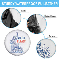No Ice Please Spare Tire Cover Funny Statue of Liberty Anti ICE Deportation Human Rights