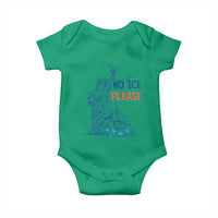 No Ice Please Baby Onesie Funny Statue of Liberty Anti ICE Deportation Human Rights
