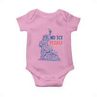 No Ice Please Baby Onesie Funny Statue of Liberty Anti ICE Deportation Human Rights