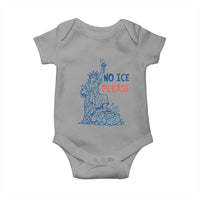 No Ice Please Baby Onesie Funny Statue of Liberty Anti ICE Deportation Human Rights