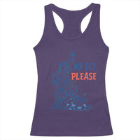 No Ice Please Racerback Tank Top Funny Statue of Liberty Anti ICE Deportation Human Rights