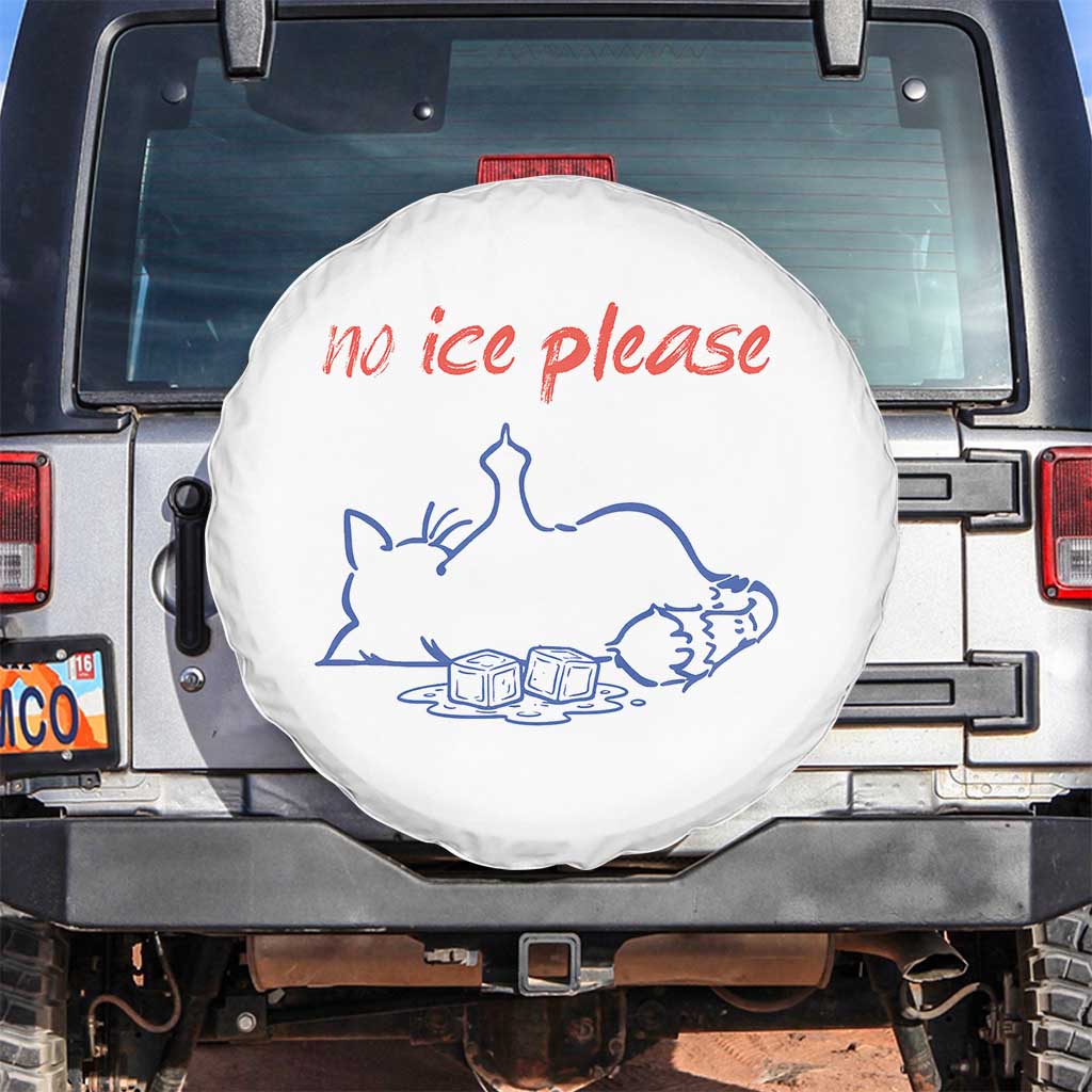 No Ice Please Spare Tire Cover Funny Cat Anti ICE Deportation Human Rights
