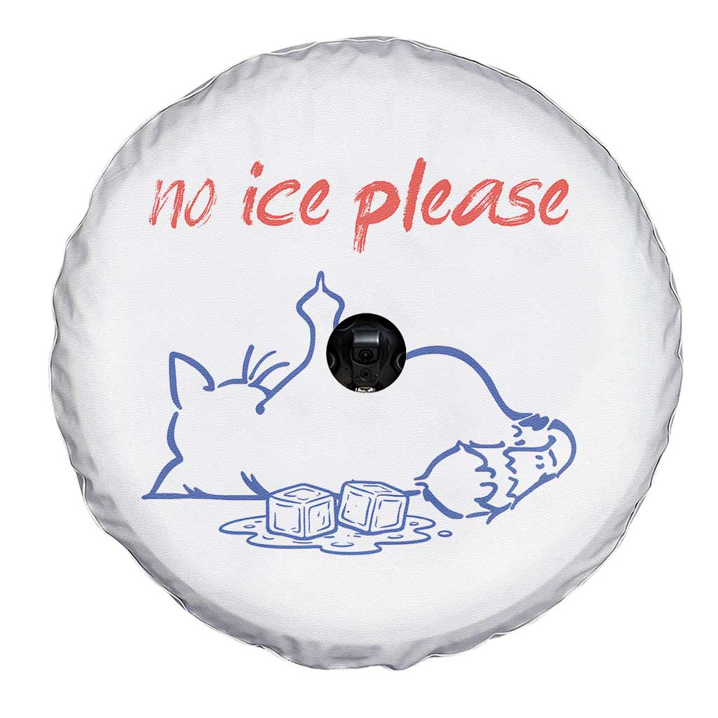 No Ice Please Spare Tire Cover Funny Cat Anti ICE Deportation Human Rights