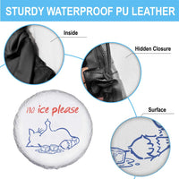 No Ice Please Spare Tire Cover Funny Cat Anti ICE Deportation Human Rights