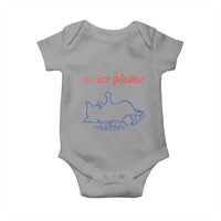 No Ice Please Baby Onesie Funny Cat Anti ICE Deportation Human Rights