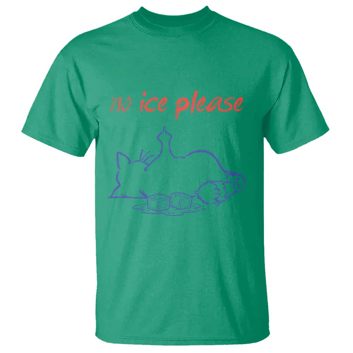 No Ice Please T Shirt Funny Cat Anti ICE Deportation Human Rights