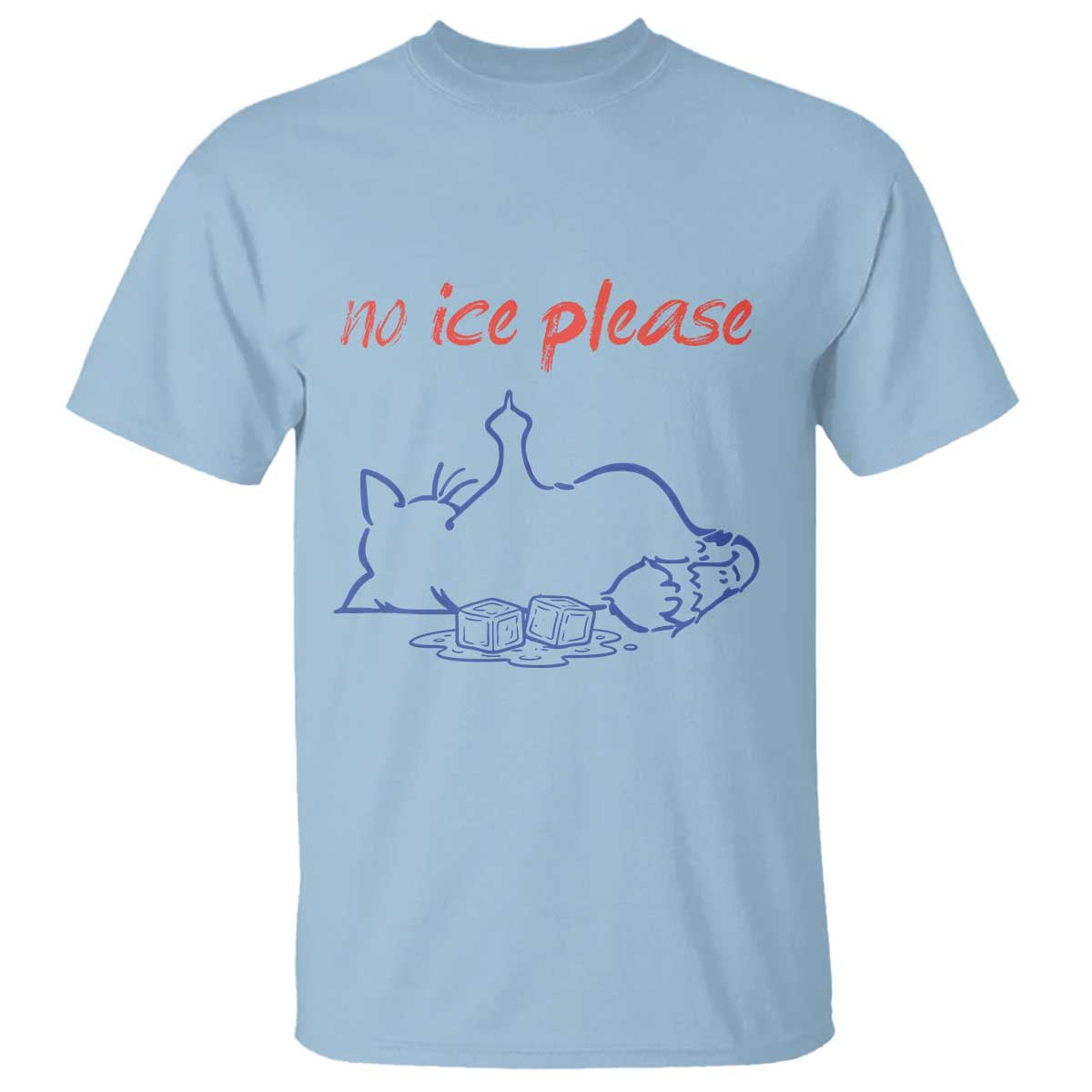 No Ice Please T Shirt Funny Cat Anti ICE Deportation Human Rights
