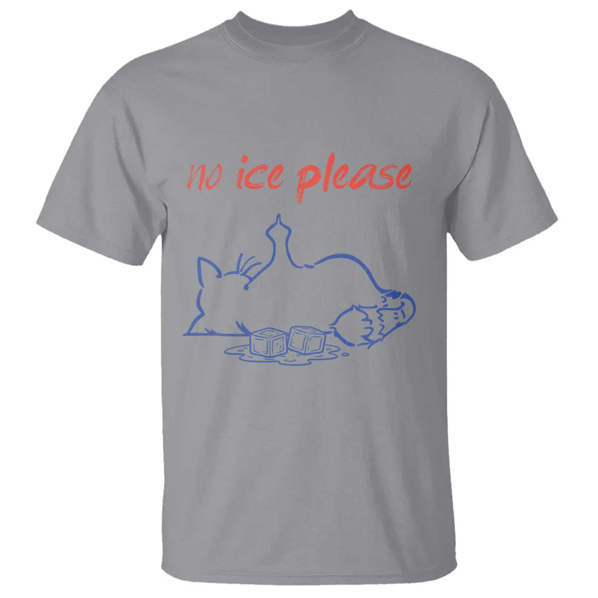No Ice Please T Shirt Funny Cat Anti ICE Deportation Human Rights