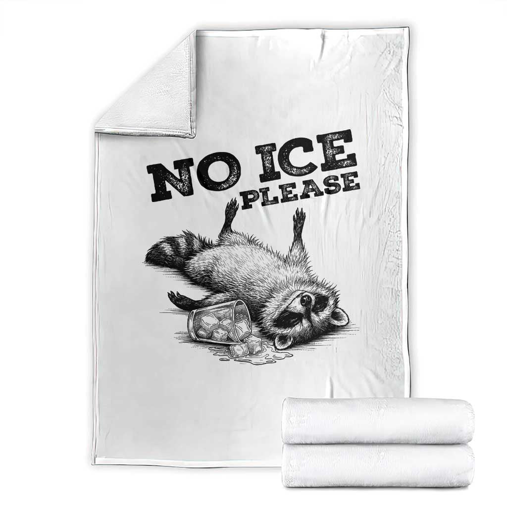 No Ice Please Throw Blanket Funny Raccoon Anti ICE Deportation Human Rights