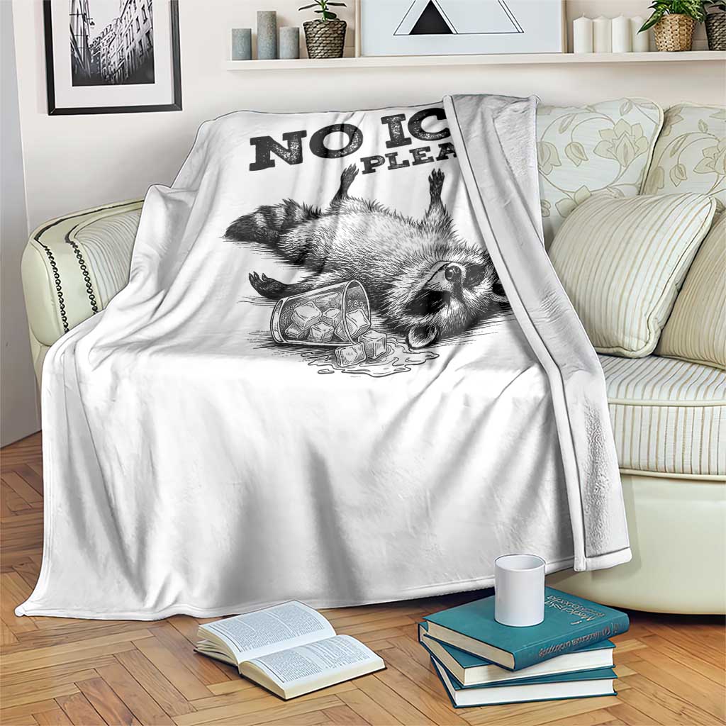 No Ice Please Throw Blanket Funny Raccoon Anti ICE Deportation Human Rights