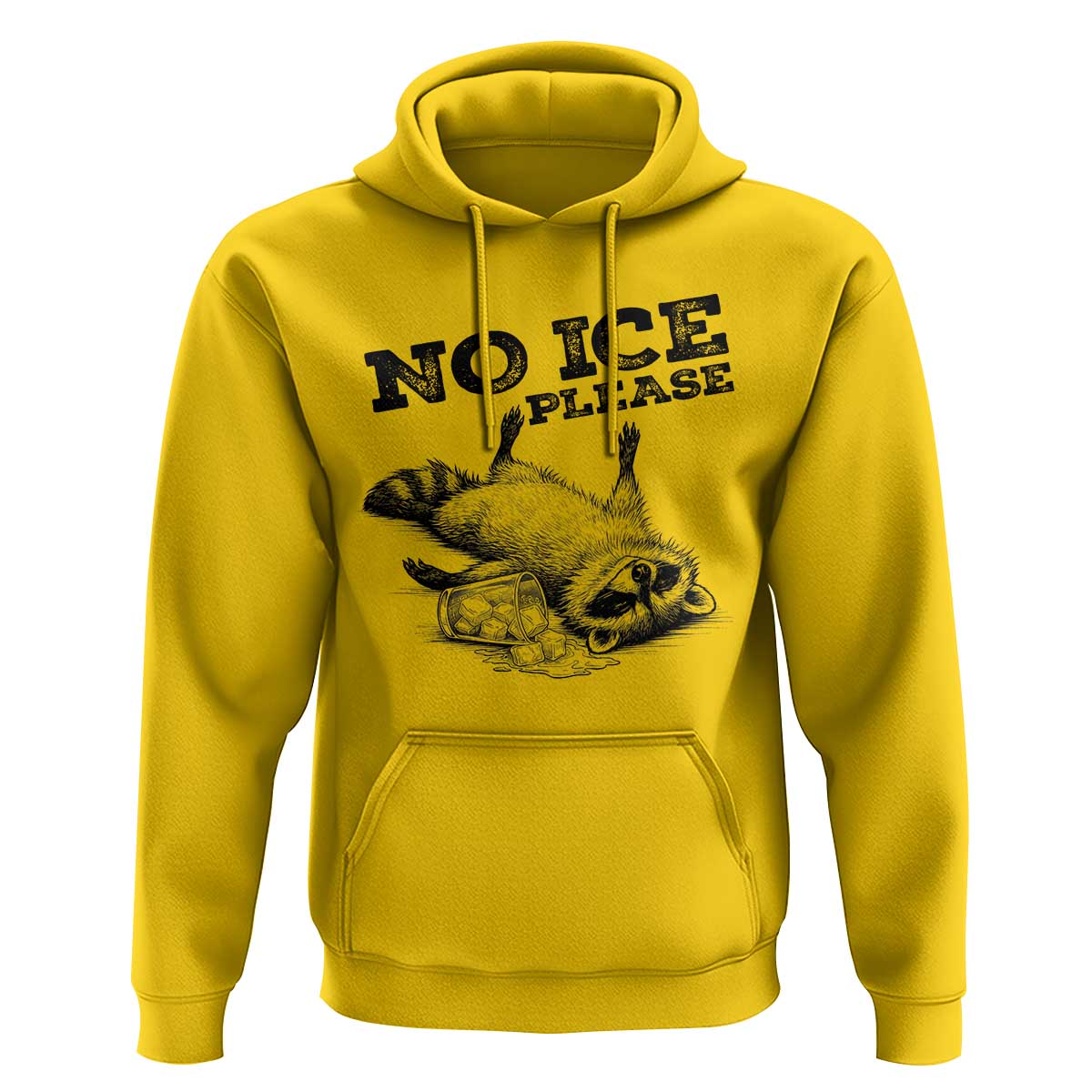 No Ice Please Hoodie Funny Raccoon Anti ICE Deportation Human Rights