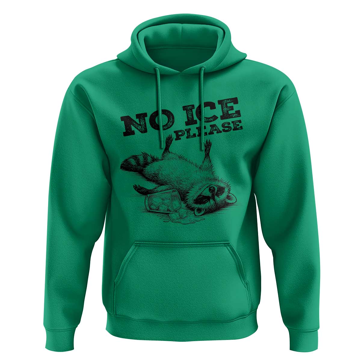 No Ice Please Hoodie Funny Raccoon Anti ICE Deportation Human Rights