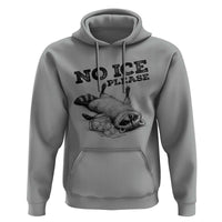 No Ice Please Hoodie Funny Raccoon Anti ICE Deportation Human Rights
