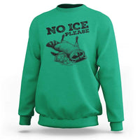 No Ice Please Sweatshirt Funny Raccoon Anti ICE Deportation Human Rights