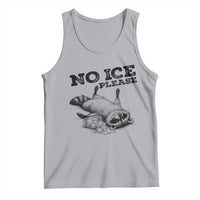 No Ice Please Tank Top Funny Raccoon Anti ICE Deportation Human Rights