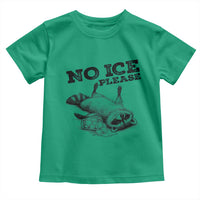 No Ice Please Toddler T Shirt Funny Raccoon Anti ICE Deportation Human Rights