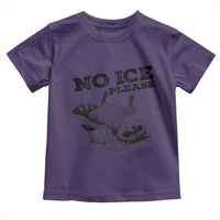 No Ice Please Toddler T Shirt Funny Raccoon Anti ICE Deportation Human Rights